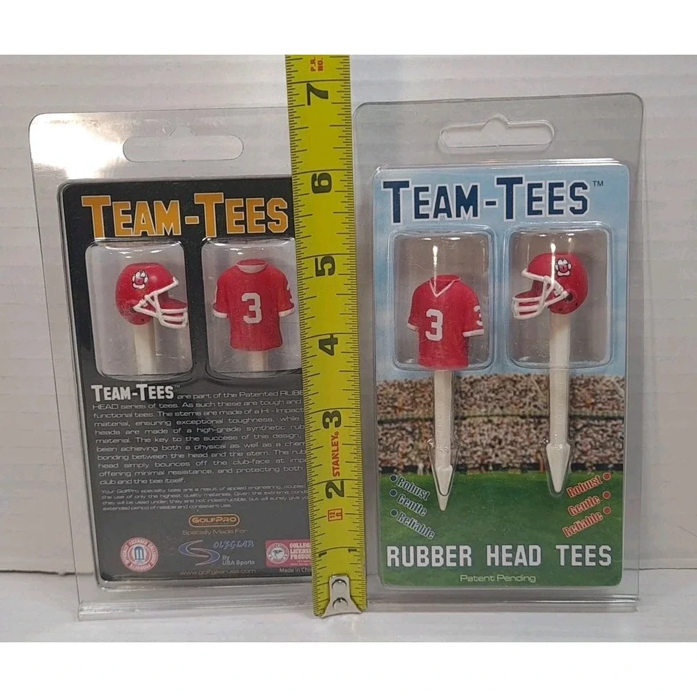 NIP South‎ Dakota Coyotes Golf Pro Rubber Head Golf Tees, 4 Total Golf Tees
